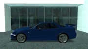 Nissan Skyline R34 Fast and Furious 4 для GTA San Andreas миниатюра 2