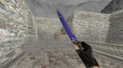 Bayonet Automatic Blue para Counter Strike 1.6 miniatura 1