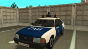 Москвич 2141 Милиция 90-х для GTA San Andreas миниатюра 7