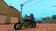 GTA V Western Motorcycle Daemon Con Paintjobs v.1 for GTA San Andreas miniature 1