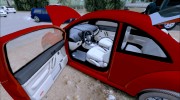 VW Beetle (A4) 1.6 Turbo 1997 для GTA San Andreas миниатюра 6
