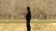 Black HD SWAT для GTA San Andreas миниатюра 3