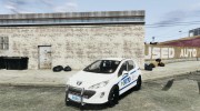 Peugeot 308 GTi 2011 Police v1.1 для GTA 4 миниатюра 1