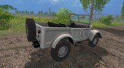 ГАЗ 69 для Farming Simulator 2015 миниатюра 4