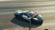 Lamborghini Reventon Police para GTA 5 miniatura 4