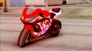 Kawasaki Ninja FI - Rias Gremory Itansha para GTA San Andreas miniatura 3
