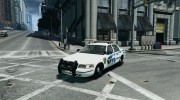 Ford Crown Victoria v2 NYPD для GTA 4 миниатюра 1