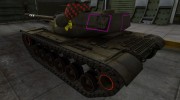 Контурные зоны пробития T110E5 for World Of Tanks miniature 3