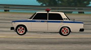 ВаЗ 2107 Полиция for GTA San Andreas miniature 3