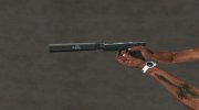 Glock 18C Austria 9x19 (Gemtech Raptor 9MM Silencer) para GTA San Andreas miniatura 3