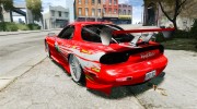 Mazda RX-7 Fast and Furious для GTA 4 миниатюра 3