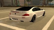 BMW M6 Hamann para GTA San Andreas miniatura 2