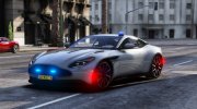 Aston Martin DB11 Police Unmarked (ELS) for GTA 5 miniature 1