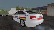 Audi A6 (C6) 3.0 Quattro - Румынская полиция para GTA San Andreas miniatura 4