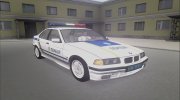 BMW 325i E-36 Полиция Украины para GTA San Andreas miniatura 1