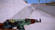 CSGO AK47 Fire Serpent para GTA San Andreas miniatura 5