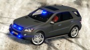 Mercedes ML63 Undercover 1.1 for GTA 5 miniature 3