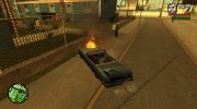 Пешеходы будут пугаться горящих авто for GTA San Andreas miniature 2