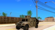 Hummer H1 HMMWV with mounted Cal.50 для GTA San Andreas миниатюра 1