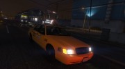 1999 Ford Crown Victoria Taxi for GTA 5 miniature 6
