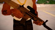 SCAR-L Custom для GTA San Andreas миниатюра 2