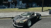 Bugatti Veyron 16.4 v3.1 para GTA 4 miniatura 1