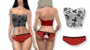 Mickey outfit для Sims 4 миниатюра 1
