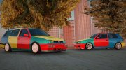 1998 Volkswagen Golf MK3 Variant Harlequin Edition para GTA San Andreas miniatura 1