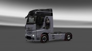 Mercedes Actros MP4 2014 Silver Lady Skin for Euro Truck Simulator 2 miniature 2