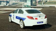 Opel Insignia Türk Polisi para GTA 5 miniatura 3