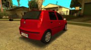 Fiat Punto II Facelift para GTA San Andreas miniatura 2