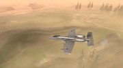 A-10 Thenderbold para GTA San Andreas miniatura 3