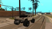 Hummer H1 Monster Truck для GTA San Andreas миниатюра 3