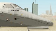 Embraer Phenom 100 para GTA San Andreas miniatura 22