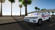 Toyota Hilux (КЧС МВД Республики Казахстан) для GTA San Andreas миниатюра 1