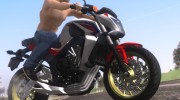 Honda CB650F Tricolor для GTA San Andreas миниатюра 21