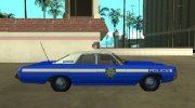 Dodge Polara 1971 New York Police Dept for GTA San Andreas miniature 6