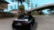 BMW M5 E60 Police for GTA San Andreas miniature 4