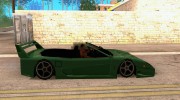 Turismo cabriolet v 2.0 для GTA San Andreas миниатюра 5