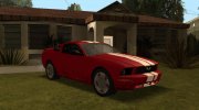 Ford Mustang SA Style для GTA San Andreas миниатюра 2