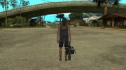 Неадекватный пед с миниганом para GTA San Andreas miniatura 2
