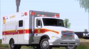 Freightliner M2 Chassis SACFD Ambulance для GTA San Andreas миниатюра 2