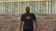 HD CJ Dark T-Shirt 2016 para GTA San Andreas miniatura 5