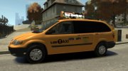 2003 Dodge Grand Caravan LC Taxi для GTA 4 миниатюра 3