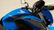 Honda CB650F Azul для GTA San Andreas миниатюра 10