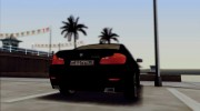 BMW 550i F10 для GTA San Andreas миниатюра 7