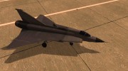 Saab J-35 Draken для GTA San Andreas миниатюра 4