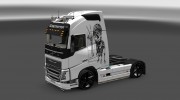 Skeletons By Sasha Skin para Euro Truck Simulator 2 miniatura 1