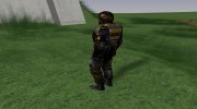 Член группировки Хаос в бронекостюме «СКАТ-9М» из S.T.A.L.K.E.R para GTA San Andreas miniatura 5