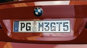 BMW M3 GTS для GTA 4 миниатюра 9